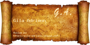 Gila Adrienn névjegykártya